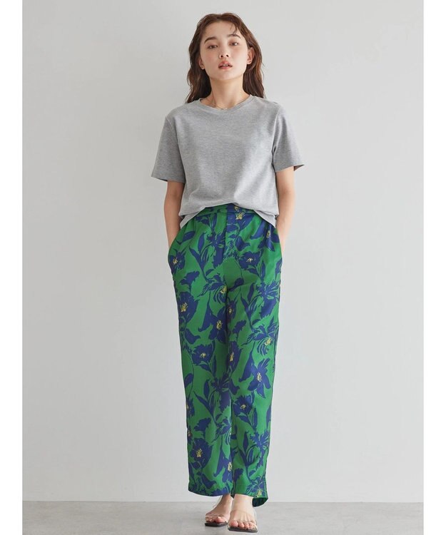 AMERICAN HOLIC Ｄａｉｌｙ！　クルーネック半袖カットプルオーバー2 Light Gray Mixture