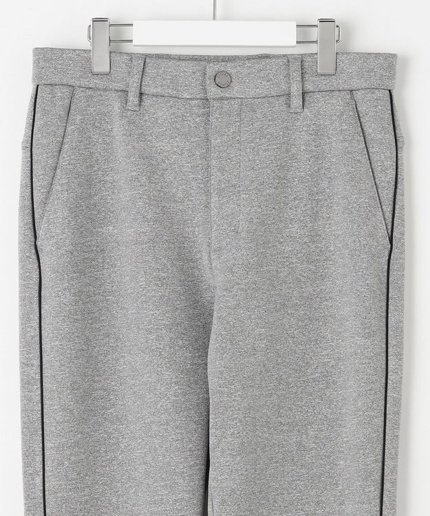 23区GOLF 【MEN】【ストレッチ】ボンディング ジャージー ライトグレー系