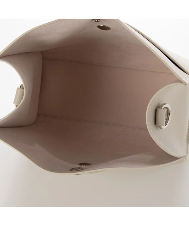 UNBILLION 【テレビ ドラマ着用アイテム】カシュカシュ cachecache / ヒネリハンドルインバッグセットトート ベージュアイボリー