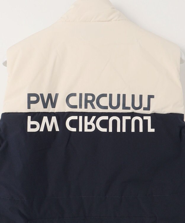 PW CIRCULUS 【手軽に防寒】【MEN】中綿ベスト ネイビー系