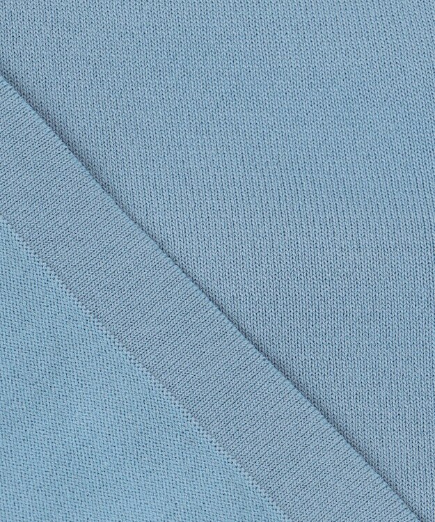 組曲 【2SET・WEB限定】フラワーレース5分袖ツイン ニット ブルー系