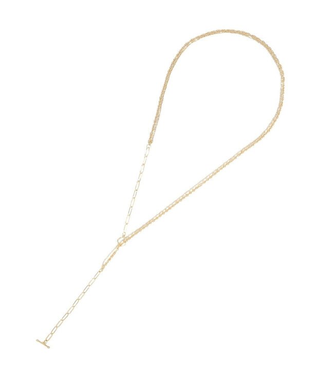 AMERICAN HOLIC 2WAYチェーンMIXネックレス Gold