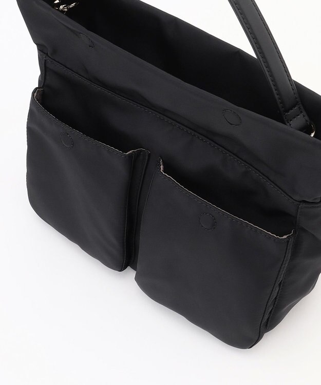 LA BAGAGERIE ダブルフロントポケット2WAYショルダー ブラック
