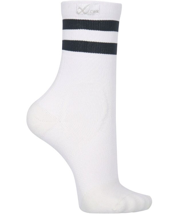 CW-X 【UNISEX】 CW-X ソックス クルー 足首・アーチ(横)サポート 立体設計 ユニセックス BCR630 /ワコール ホワイト