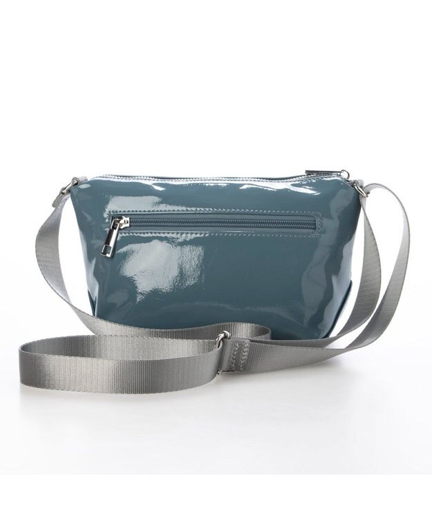 UNBILLION カシュカシュ cachecache / ソフトエナメル舟型ショルダー ライトブルー