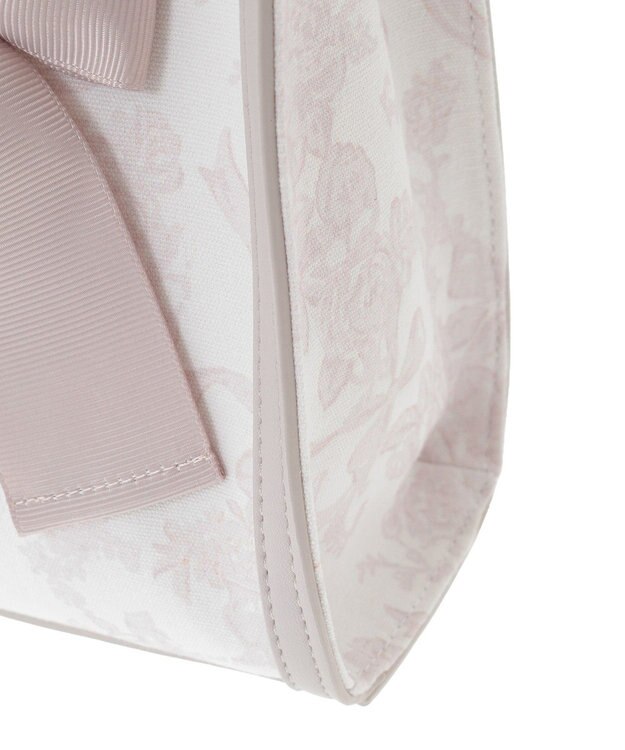 Maison de FLEUR フラワーガーデンプリント2Wayスクエアトート Pink