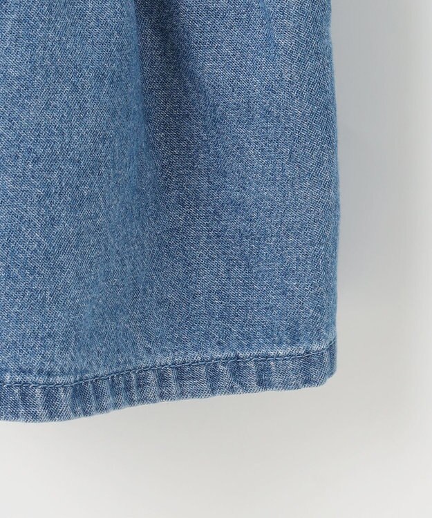 ANY KIDS ティアード デニムジャンパースカート ブルー