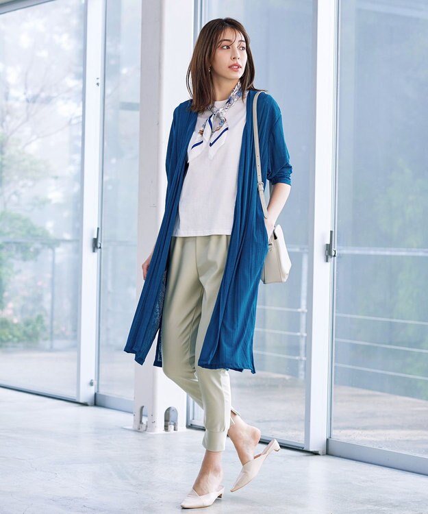 Tiaclasse L 【日本製・洗える】ロイカジョガーパンツ ベージュ