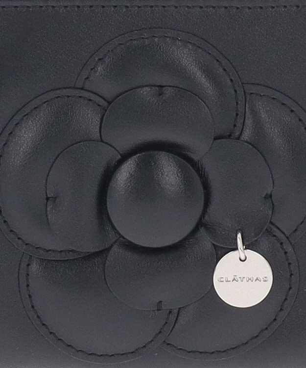 CLATHAS アマン Lファスナー薄マチ長財布 ブラック