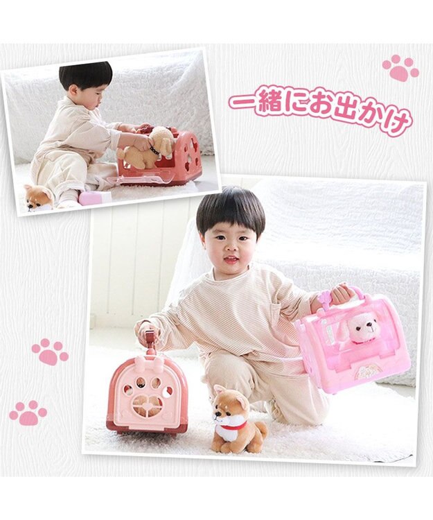 Mother garden マザーガーデン わんちゃん お世話 キャリーセット トリミングセット付き 茶色プードル