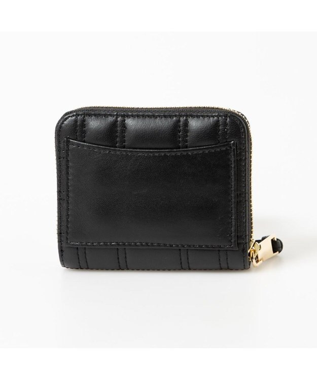 UNBILLION ペルケ perche / シープボックスキルト・ジャバラカードウォレット ブラック