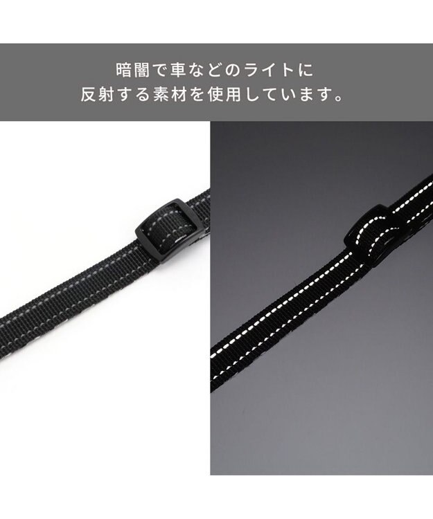 PET PARADISE リサとガスパール おしゃれ反射首輪 《ギンガムチェック》３Ｓ 無彩色