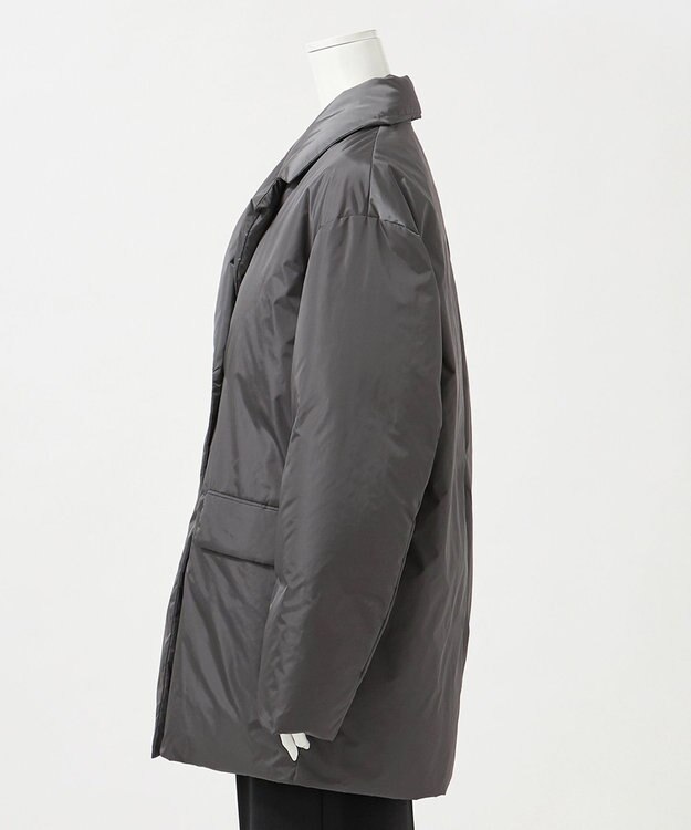 23区 L 【エステータ】LIMONTAタフタ ダウンコート グレー系