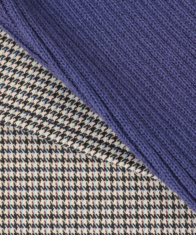 組曲 KIDS 【150-160㎝】千鳥ドッキング ワンピース ダルブルー系