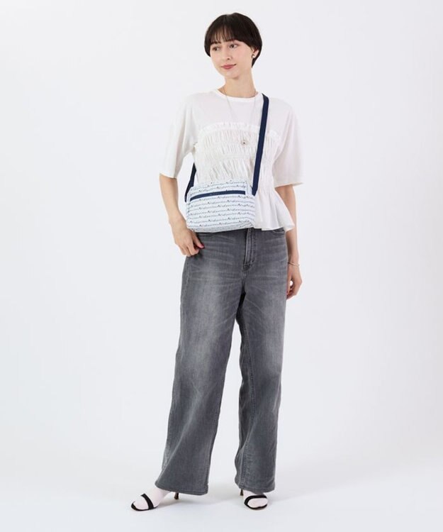 LeSportsac DANIELLA CROSSBODY/マリンロゴボーダー マリンロゴボーダー