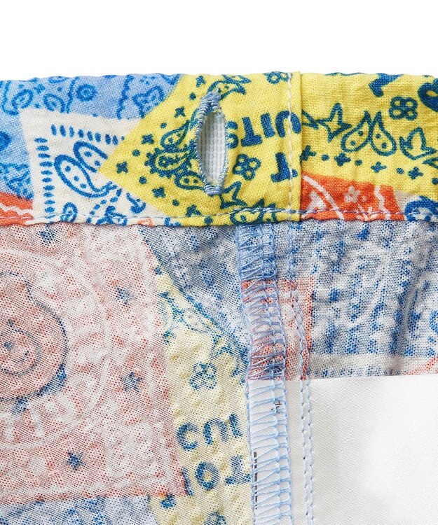 MIKI HOUSE HOT BISCUITS 【80-120cm】バンダナ柄 6分丈ハーフパンツ マルチカラー