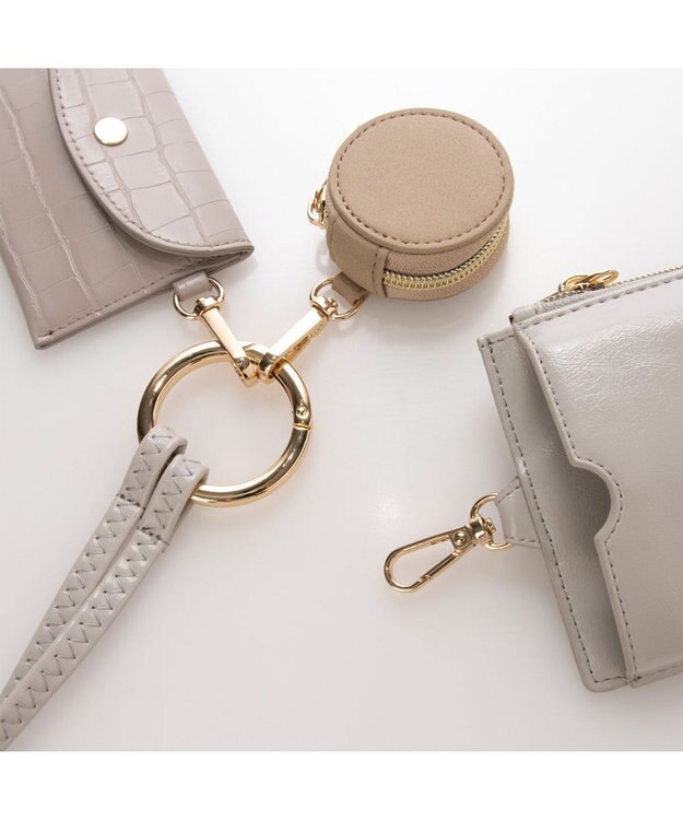 UNBILLION cachecache コンビ素材多機能スマホショルダー LBE