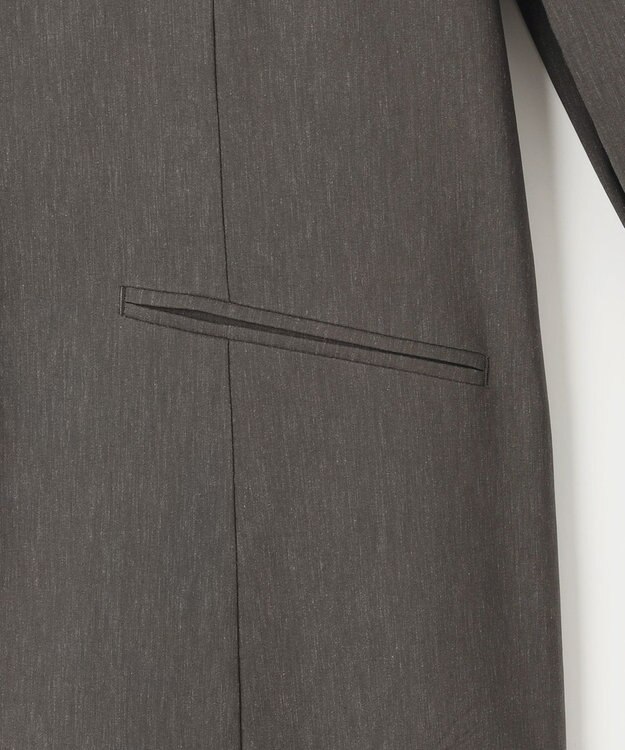 J.PRESS LADIES L 【セットアップ対応】セルロースリネンストレッチ テーラード ジャケット スレート系