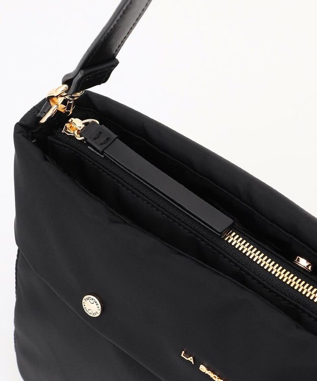 LA BAGAGERIE ダブルフロントポケット2WAYショルダー ブラック