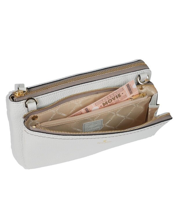PELLE BORSA お財布ポシェット Reinette レネット 4704 オフホワイト