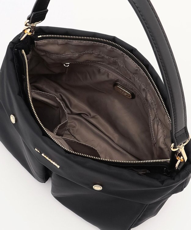 LA BAGAGERIE ダブルフロントポケット2WAYショルダー ブラック