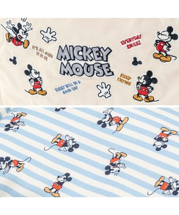 PET PARADISE ディズニー ミッキーマウス 刺繍 スリング キャリーバッグ Ｓ アイボリー