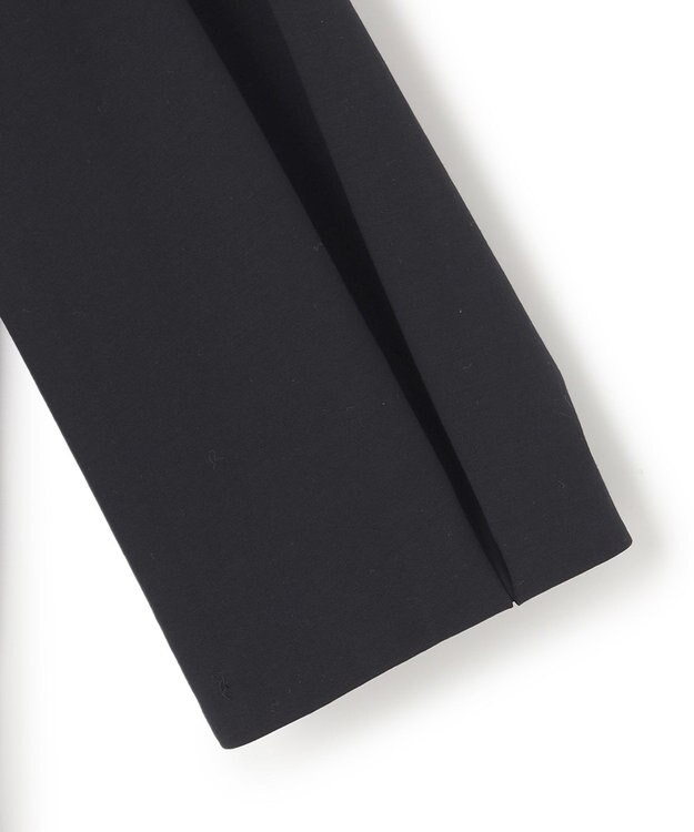 23区 【洗える】ブラウスライクジャージー プレーン カットソー ネイビー系