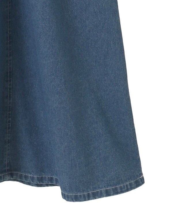 Green Parks ・ＥＬＥＮＣＡＲＥ　ＤＵＥ　デニム５分袖ワンピース Light Indigo
