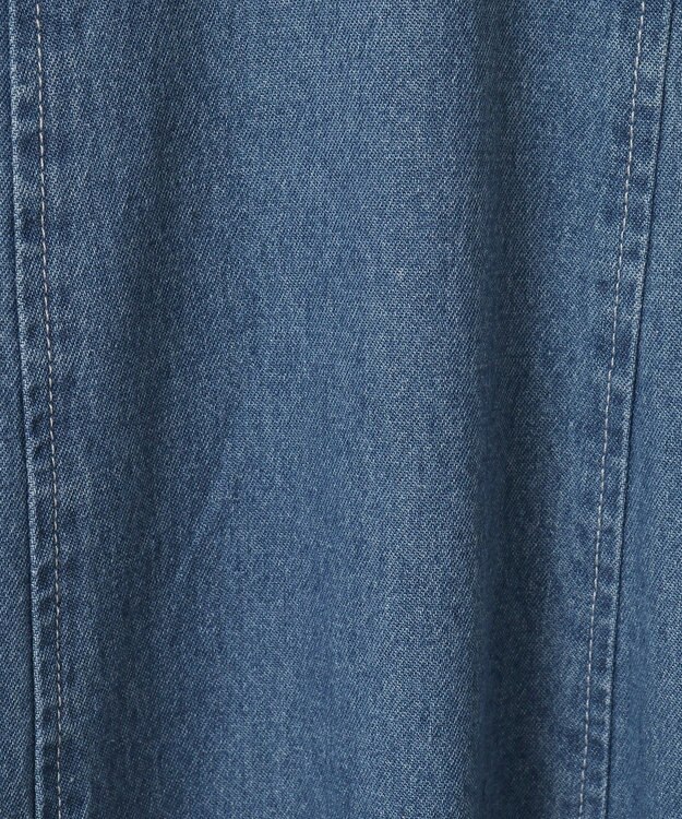 Green Parks ・ＥＬＥＮＣＡＲＥ　ＤＵＥ　デニム５分袖ワンピース Light Indigo