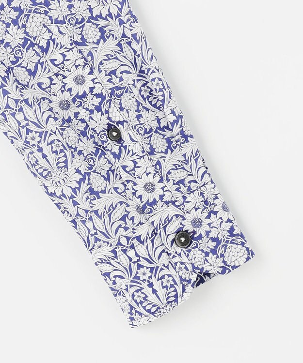 JOSEPH ABBOUD 【英国・リバティ社】リバティプリントシャツ サックスブルー系5