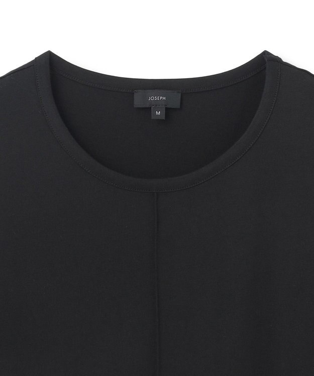 JOSEPH 【洗える】ロイヤルコットン　ラウンドネックカットソー Black