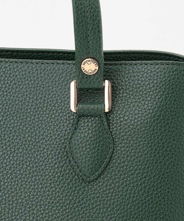 LA BAGAGERIE ベーシック　フェイクレザートート グリーン