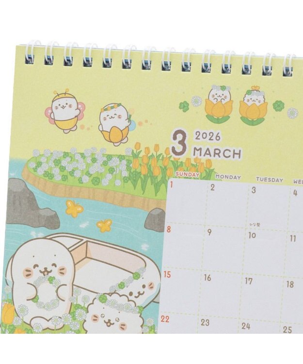 Mother garden しろたん 2026年 卓上カレンダー 0