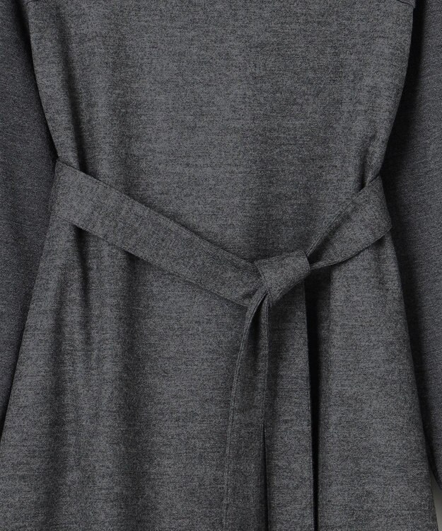 23区 L 【洗える】ウールミルドジャージー ワンピース グレー系