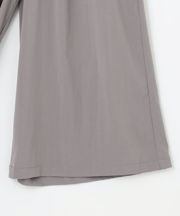 ANY 【UVケア/接触冷感/洗濯機可/ウエストゴム】清涼リラックスクロップドパンツ グレー