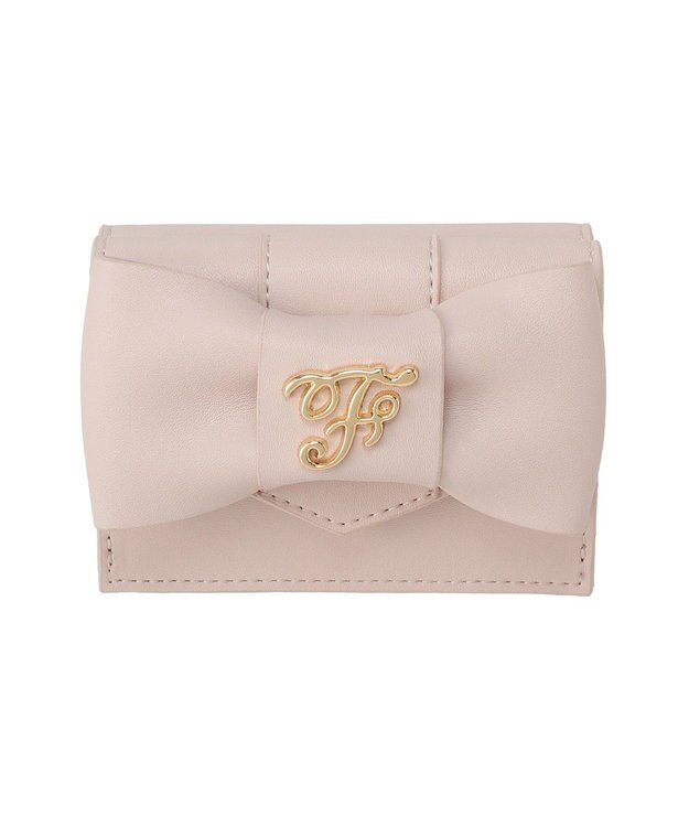 Maison de FLEUR ベルトリボンプチウォレット Pink
