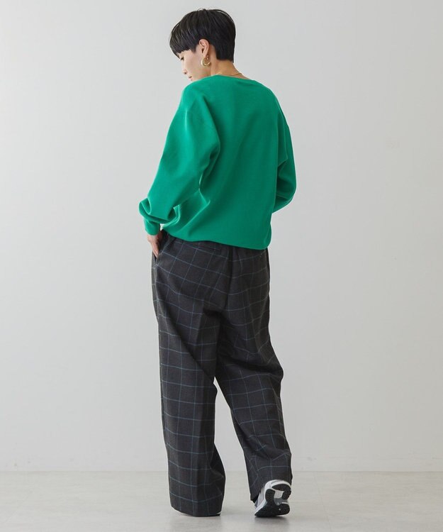 AMERICAN HOLIC スウェットライクニットプルオーバー Green