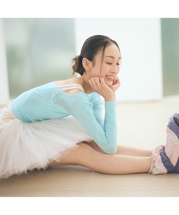 Chacott 【MAY NAGAHISA】ノーソーイングニットトップ ターコイズブルー