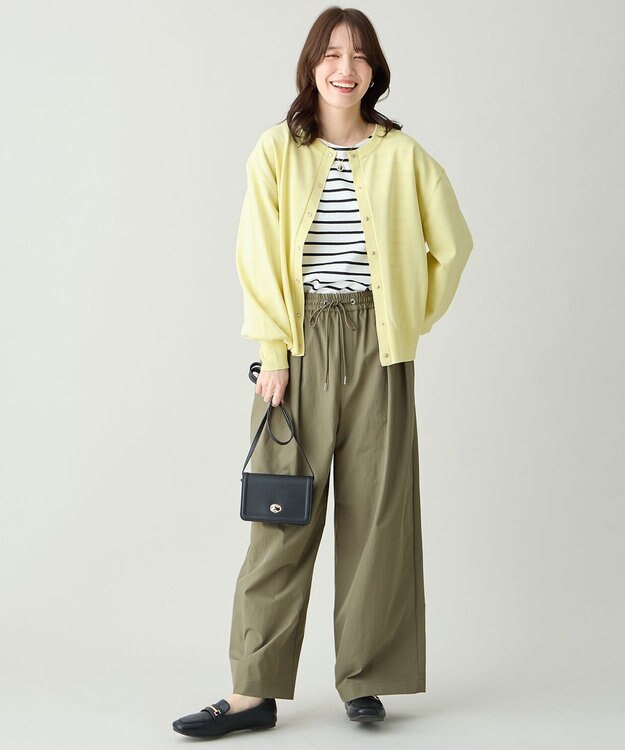 ANY ドロストチノパンツ カーキ