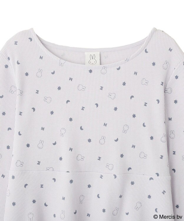 earth music&ecology 【予約】miffy/earth おやすみイラストT ブルー