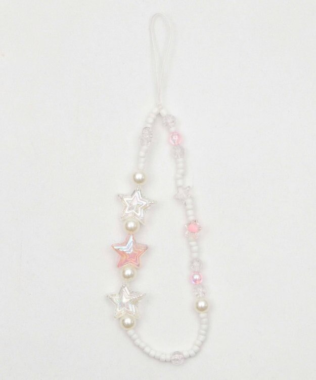 WEGO ビーズストラップキーホルダーG 柄2