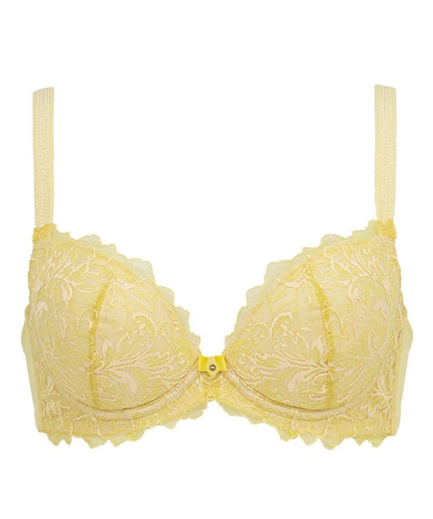 BRADELIS New York 【BRADELIS New York】ナオミステップ2ブラ23S2 バストを寄せて丸い女性らしい谷間をつくる補正ブラ イエロー