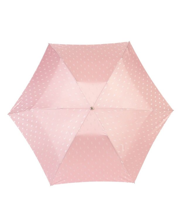 MOONBAT 【日本製】POLO RALPH LAUREN(ポロ ラルフローレン)折りたたみ傘 ポロポニージャカード ペールピンク