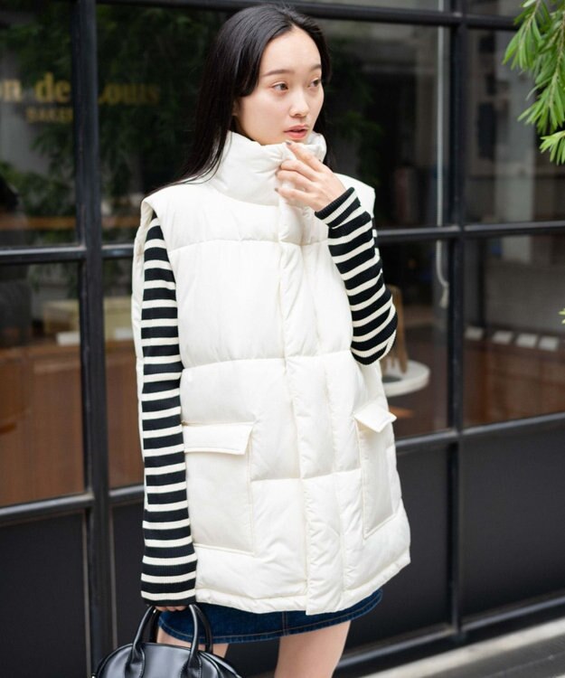 WEGO パテッドベスト オフホワイト