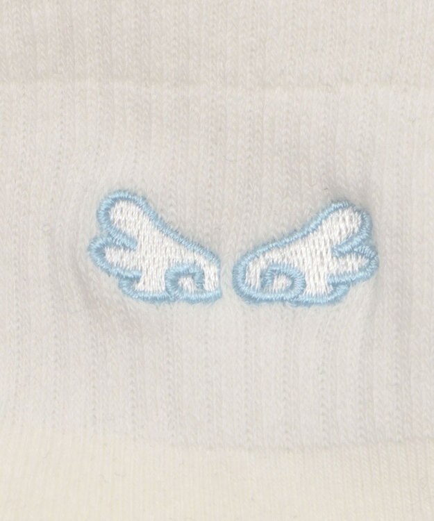 WEGO 刺繍アンクルパイルソックス 柄1