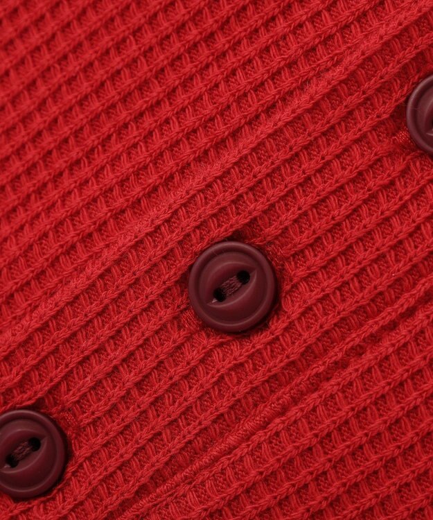 AMERICAN HOLIC 【RUSSELL】ワッフルヘンリーTシャツ Red