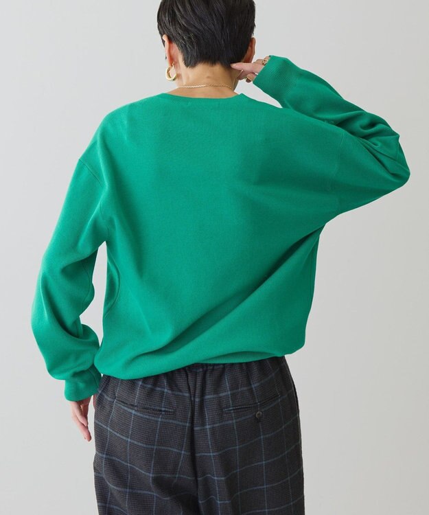 AMERICAN HOLIC スウェットライクニットプルオーバー Green