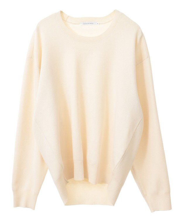 AMERICAN HOLIC スウェットライクニットプルオーバー Ivory