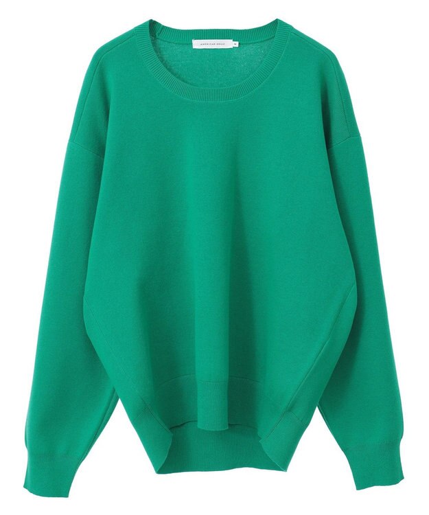 AMERICAN HOLIC スウェットライクニットプルオーバー Green