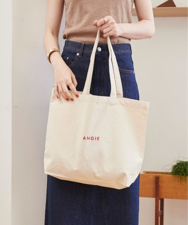 WEGO 【ANGIE VINTAGE】ANGIEロゴトートバック レッドその他
